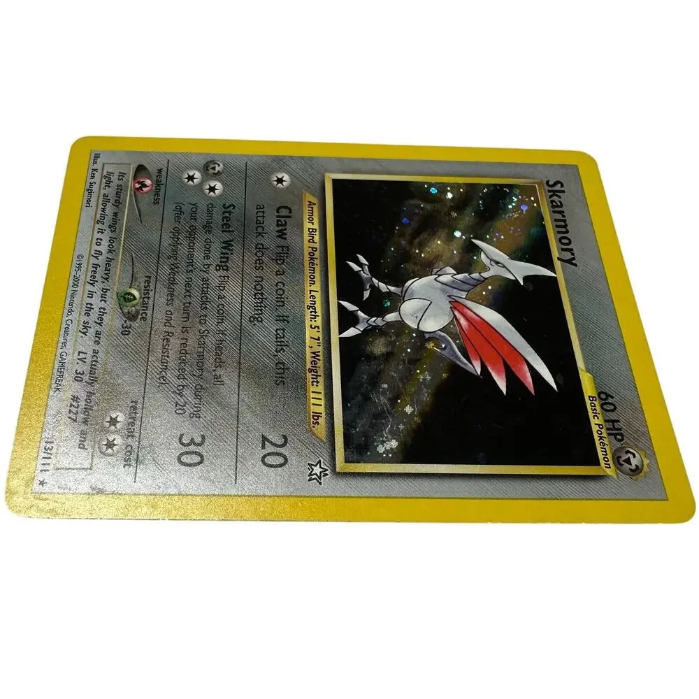 Pokemon TCG Skarmory 13/111 Neo Genesis Holo Rare Unlimited Near Mint